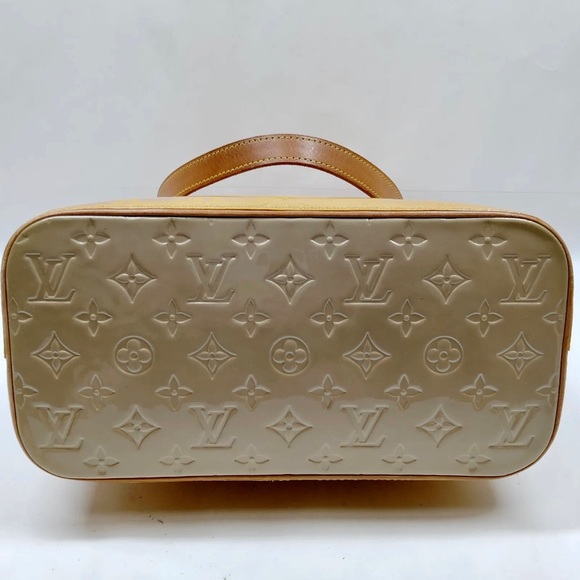 Authentic Louis Vuitton Handbag/Shoulder Bag Houston Yellow Vernis - Picture 5 of 12